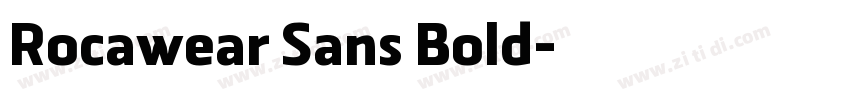 Rocawear Sans Bold字体转换